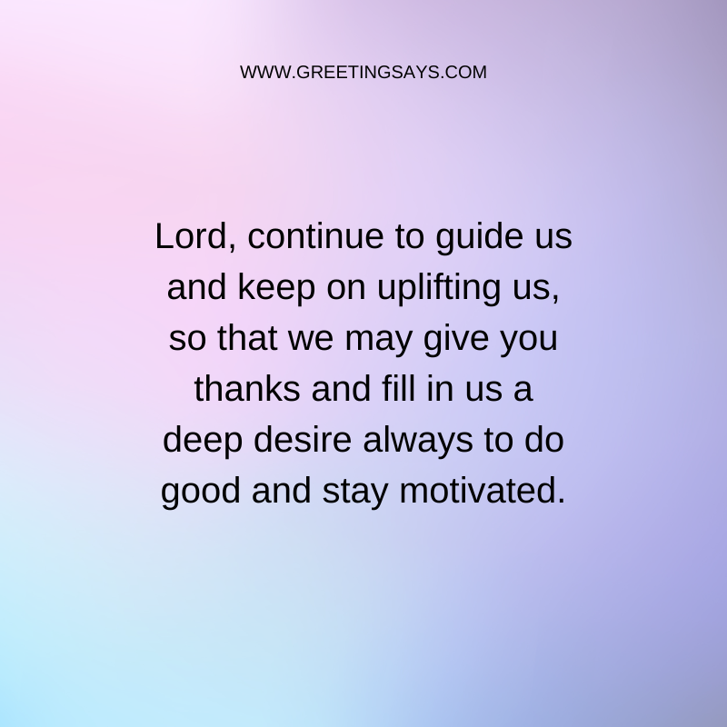 Sunday Morning Prayers for Inspiration
