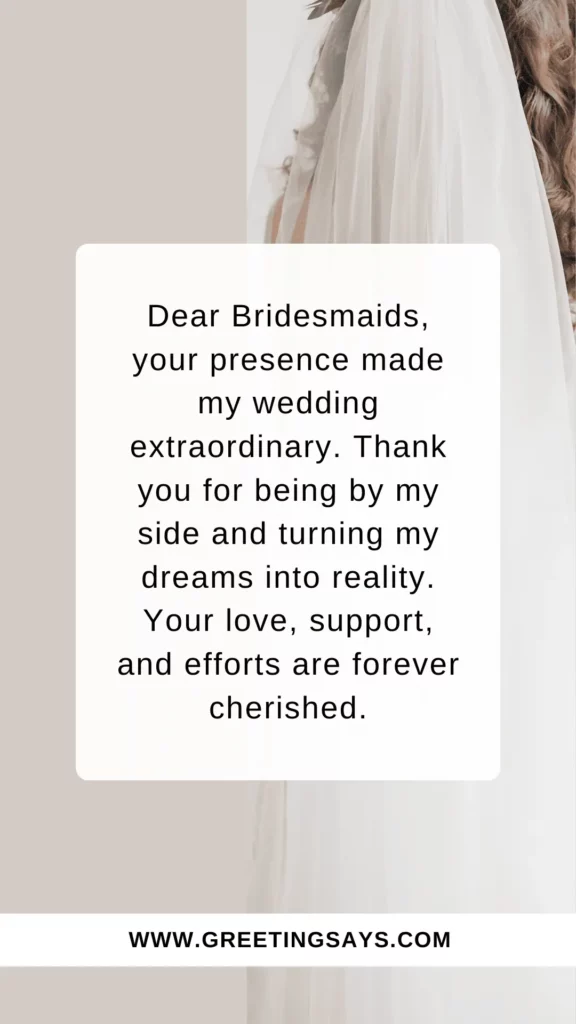 Thank You For Being My Bridesmaid Quotes
