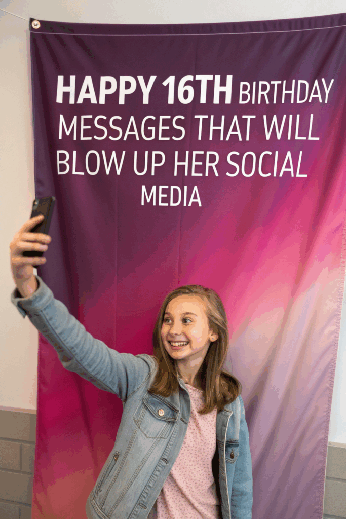 Happy 16th Birthday Messages for Social Media Captions 