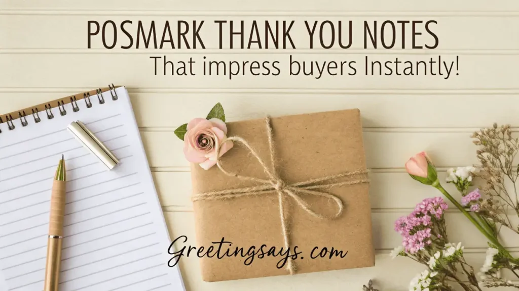 Poshmark Thank You Notes that impress buyers instantly!