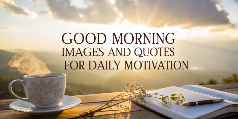 Good Morning Images and Quotes for Daily Motivation