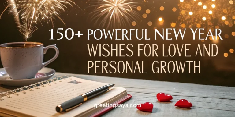 150+ Powerful New Year Wishes for Love and Personal Growth