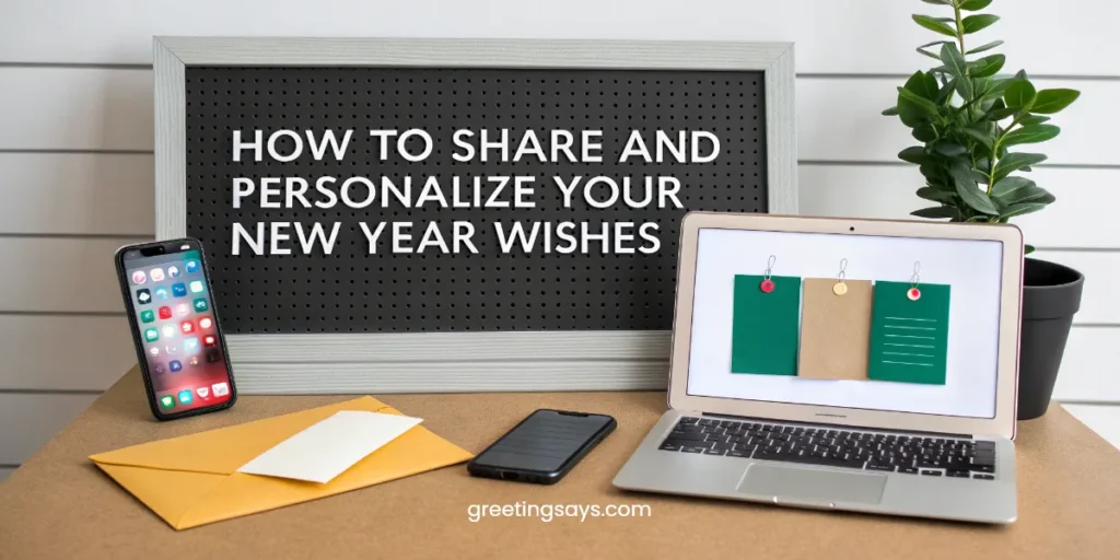 How to Share and Personalize Your New Year Wishes