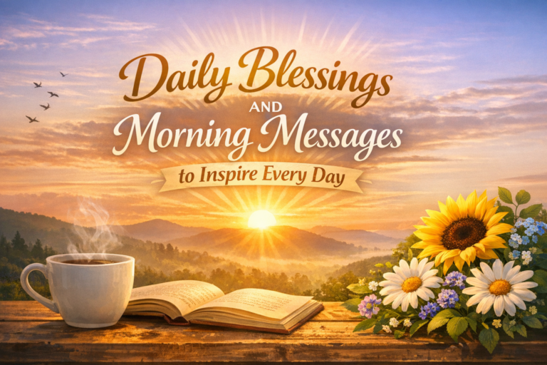 Daily Blessings and Morning Messages to Inspire Every Day