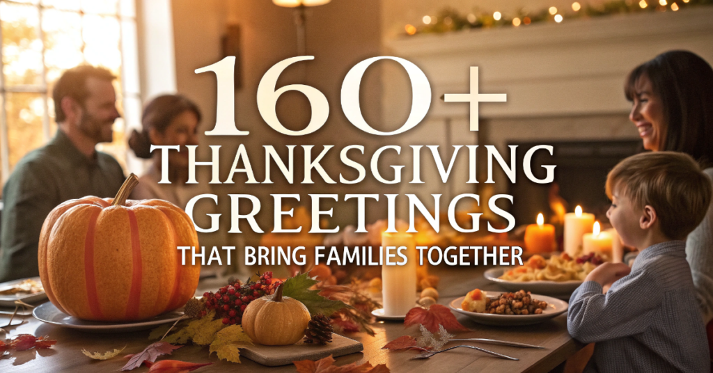 160+Thanksgiving Greetings That Bring Families Together