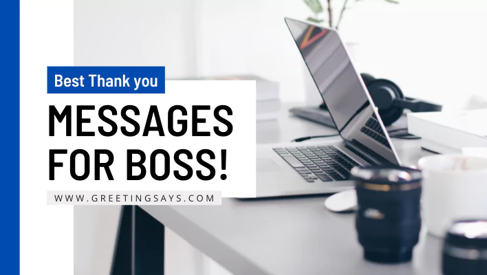 Thank You Message Boss