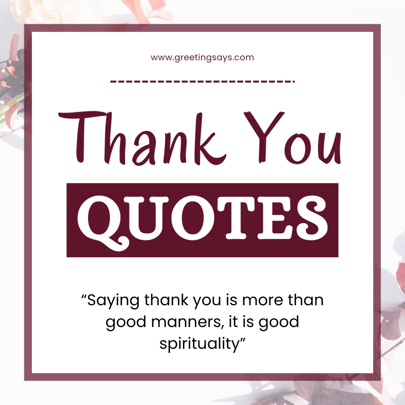 THANK YOU QUOTES