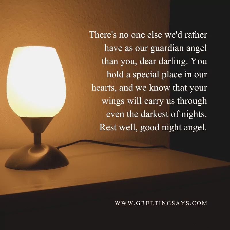 Good Night Angel Messages & Quotes