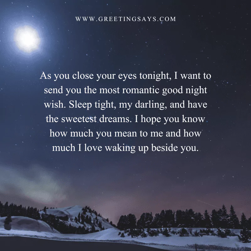 Romantic Good Night Messages for Her_ Him