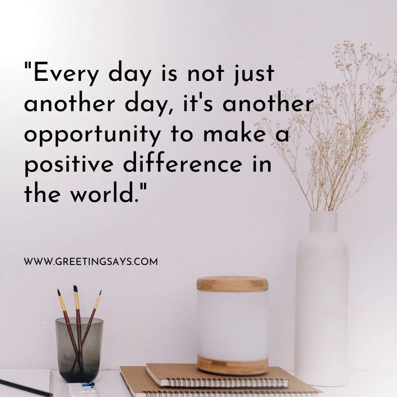 Another Chance to Make a Difference