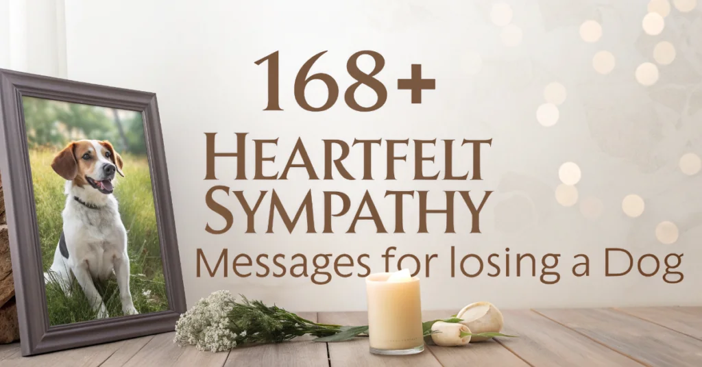 168+Heartfelt Sympathy Messages for Losing a Dog