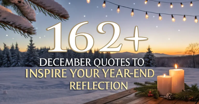 162+December Quotes to Inspire Your Year-End Reflection
